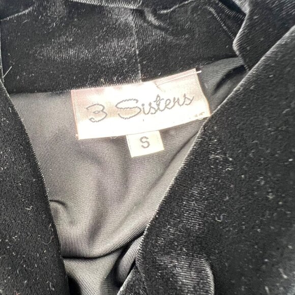 3 Sisters Women's size Small Oversized Velour Stretch Jacket Blazer lightweight - Picture 2 of 5